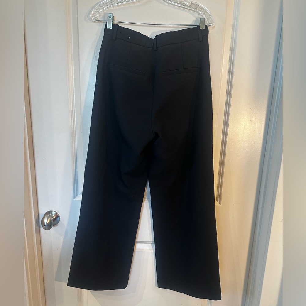 Abercrombie & Fitch Black Wide-Leg Trousers - Picture 6 of 10